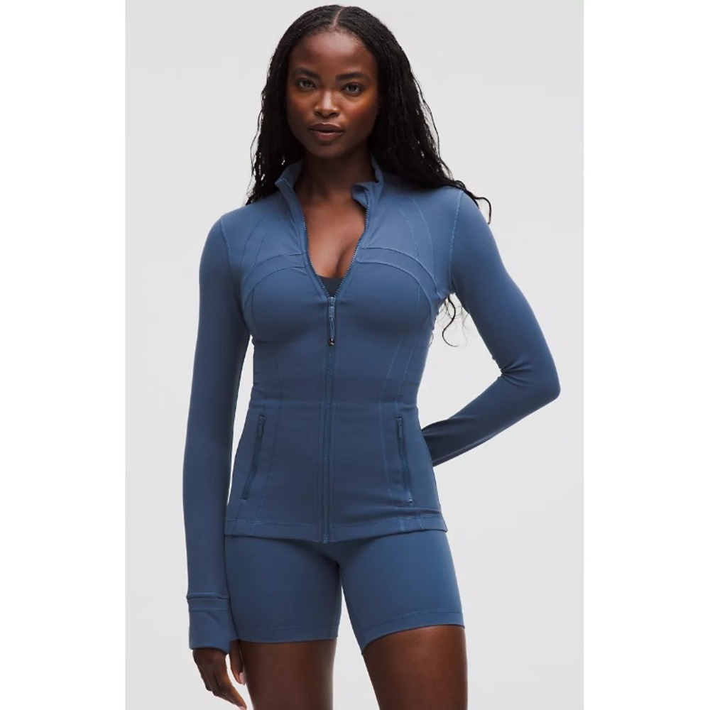 130001-Lululemon Define Jacket Nulu - Blue Twill